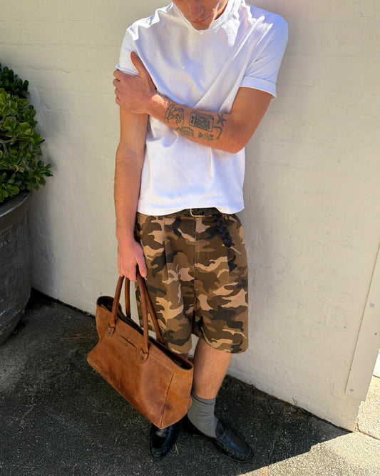 Drill Short - Brown Camo