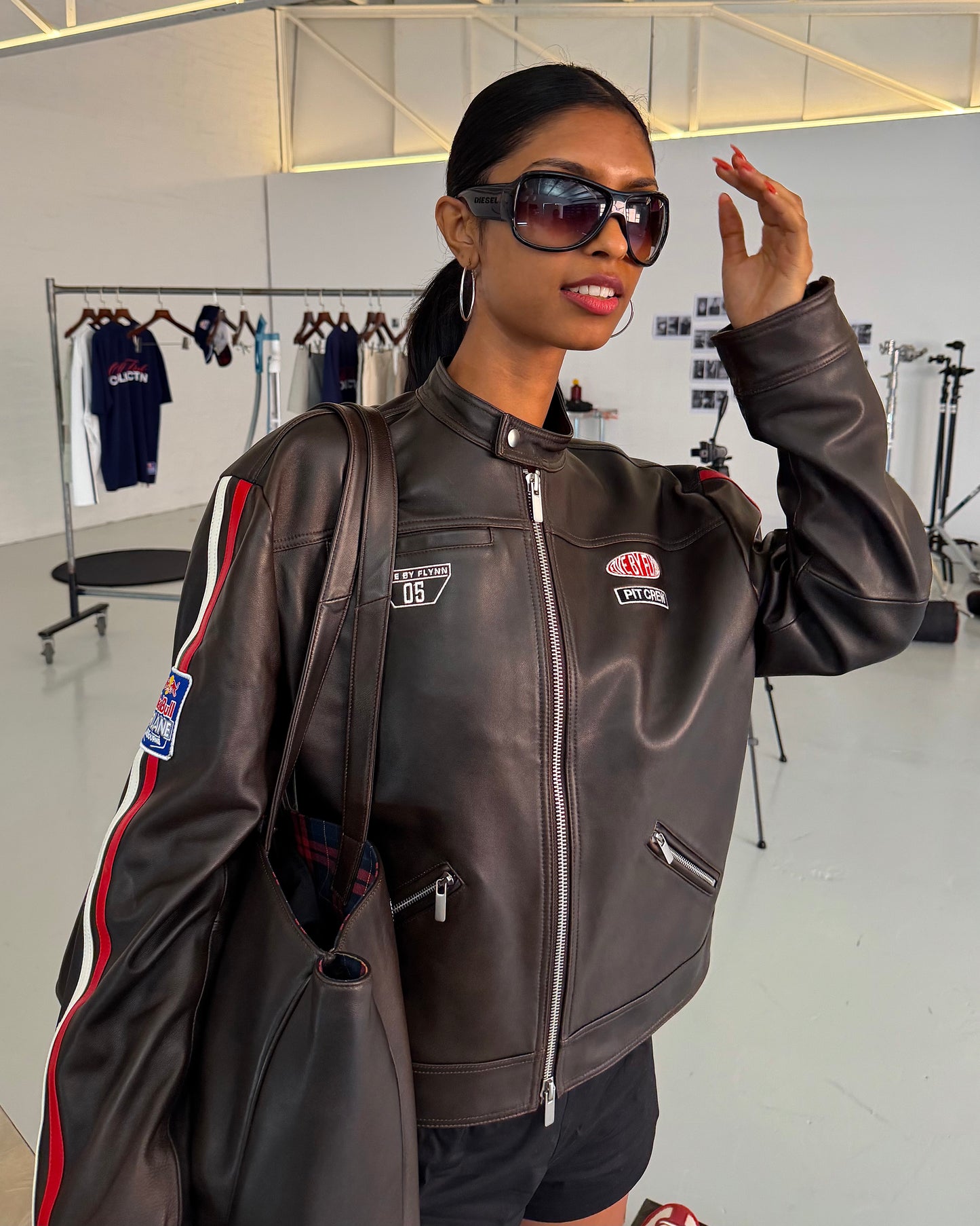 Red Bull Pit Lane / FBF Leather Racing Jacket
