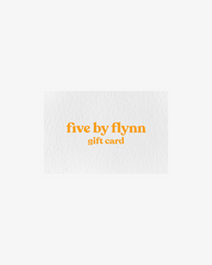 Five By Flynn Gift Card