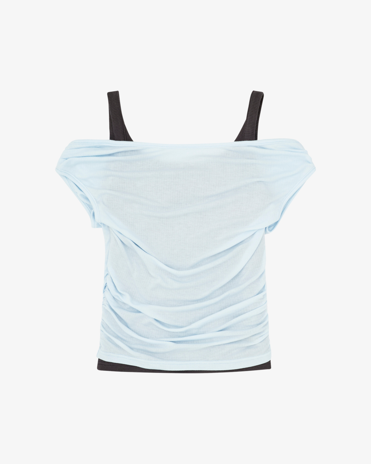 LAYERED TANK - ICE BLUE / CHARCOAL