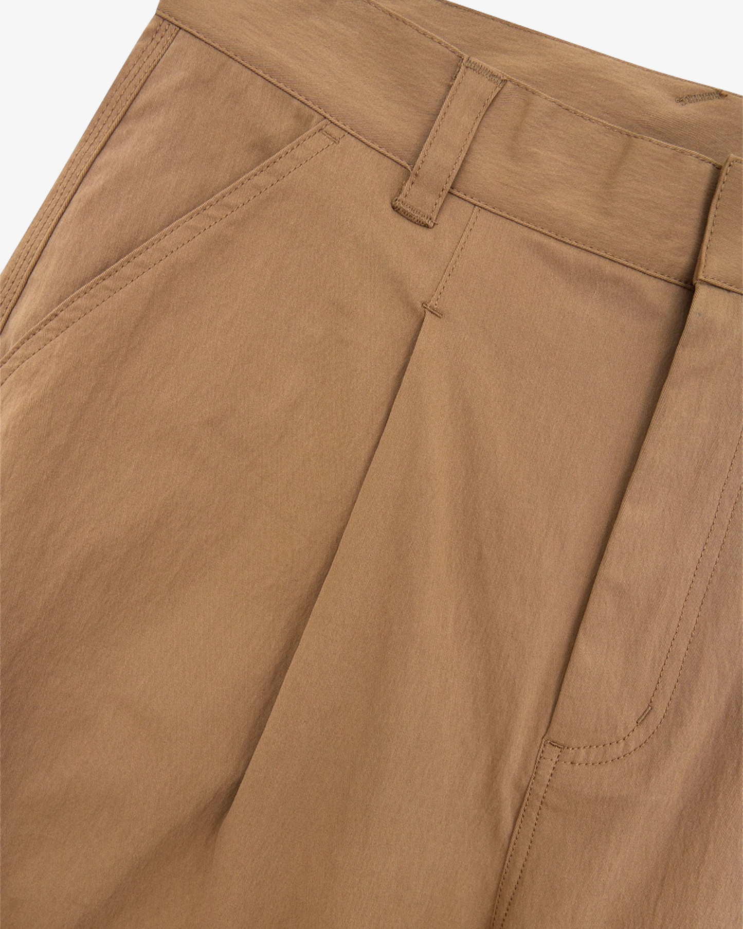 Pleated Dress Pant - Brown