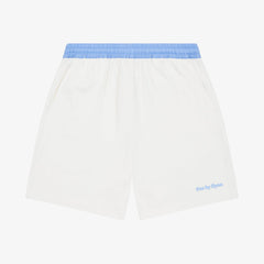 Cotton Shorts - White/Blue